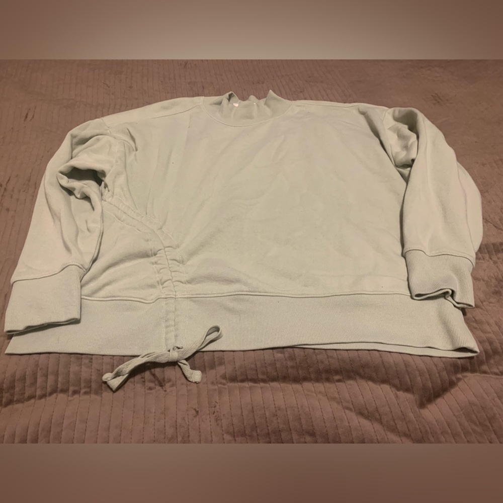 Mock neck sweatshirt